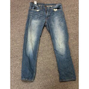 Levi's 559 Relaxed Straight Fit Jeans Men's 34x32 Medium Wash Denim Red Tab